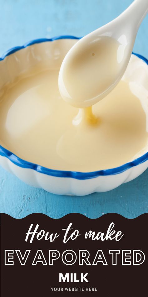 Discover how you can make evaporated milk substitutes at home! Whether you’re facing an empty pantry or dietary constraints, we will uncover many alternatives for cooking and baking. Homemade Evaporated Milk, Make Evaporated Milk, Cooking Easy, Evaporated Milk, Food Waste, Cooking And Baking, Pantry, At Home, Milk