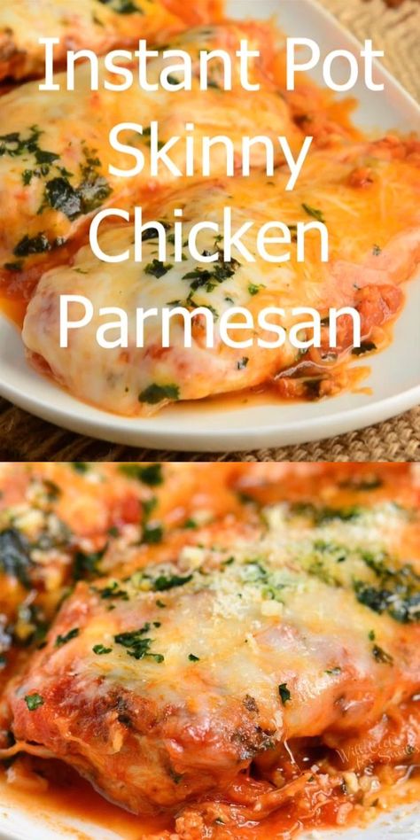 instant pot chicken paremesan Recipe For Chicken Parmesan, Instant Pot Chicken Parmesan, Enchiladas Mexicanas, Chicken Italian, Kentucky Fried Chicken, Instant Pot Pasta Recipe, Recipe For Chicken, Pot Recipes Easy, Best Instant Pot Recipe