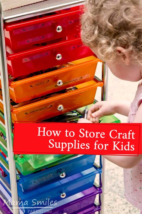 I love doing crafts with my kids and I love having lots of craft supplies available for the kids to use. We don’t have a lot of storage space in our house. This method of storing craft supplies for kids is saving my sanity! The kids are crafting more than ever, but the process is much neater. No more missing scissors and vanishing pens! Organizing Kids Art Supplies, Art Supply Organization Kids, Kids Craft Storage Ideas, Craft Supply Organization, Organize Art Supplies, Kids Craft Storage, Arts And Crafts Storage, Kids Craft Supplies, Calligraphy Supplies