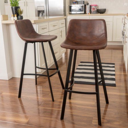 Brown Bar Stools, Kursi Bar, 30 Bar Stools, Leather Bar Stools, Leather Bar, Noble House, Kitchen Bar Stools, Chaise Bar, Bar Chairs