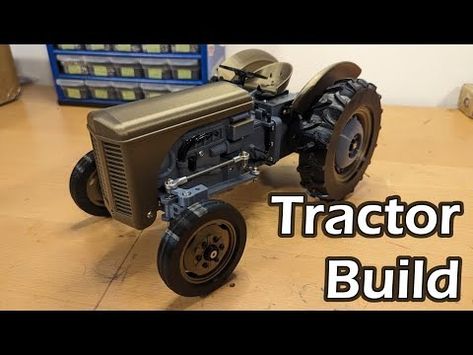 (406) 3D Printed Tractor Build - OpenRC Tractor MK3 TEA20 - YouTube Rc Tractors, 3d Printed, Tractor, 3d Printing, How To Plan, Building