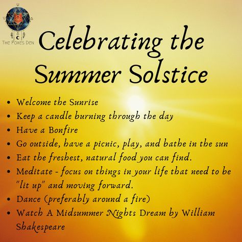 Midsummer is also called Litha. This summer solstice Sabbat honors the longest day of the year. Take advantage of the extra hours of daylight and spend as much time as you can outdoors!⁠ ~⁠ ~⁠ ~⁠ ~⁠ #summersolstice⁠ #summersolstice2020⁠ #summersolsticefestival⁠ #summersolsticeritual⁠ #summersolstice🌞⁠ #litha⁠ #lithablessings⁠ #summersolsticebaby⁠ Summer Solstice Candles, Summer Solstice 2024, Summer Solstice Food, Summer Solstice Aesthetic, Summer Equinox, Summer Solstice Ritual, Summer Solstice Party, Solstice Festival, Solstice Party