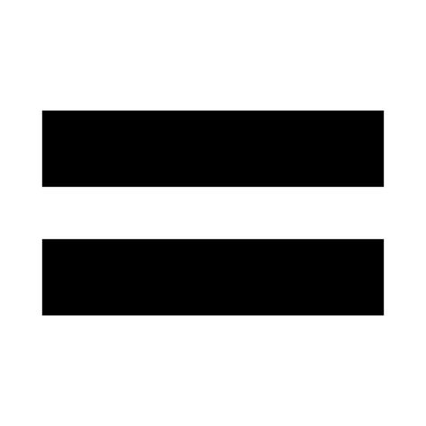 Sign equally black icon . Equal Symbol, Equal Sign, Equals Sign, Black Icon, Pattern Tattoo, Vector Art, Clip Art, Graphic Design, Collage