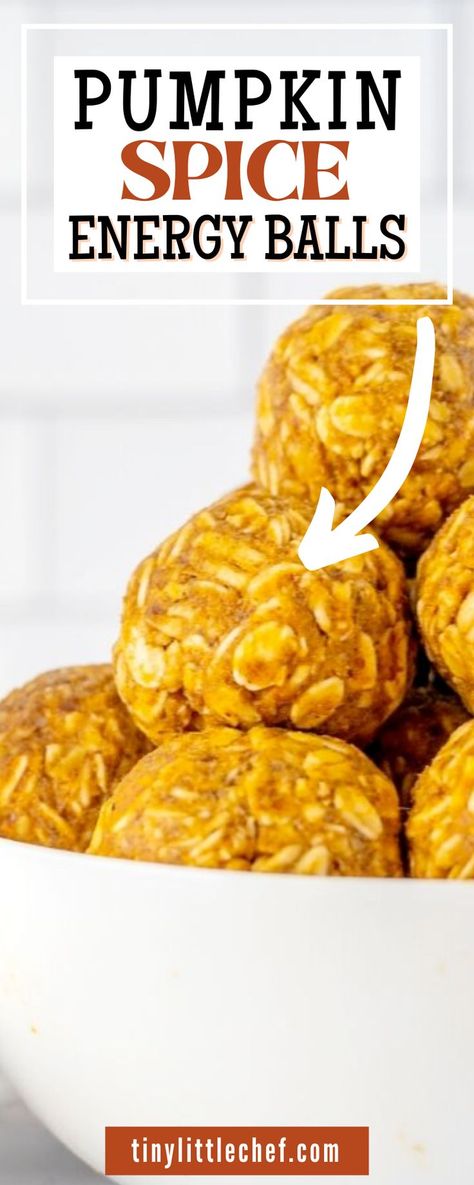 Pumpkin Spice Energy Balls, Meal Prep Snacks Healthy, Pumpkin Energy Balls, Protein Bites Recipe, Energy Balls Recipe, Pumpkin Balls, Energy Bites Healthy, Healthier Snacks, Ball Recipes