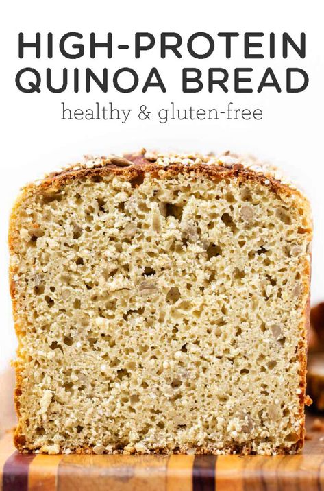 Sprouted Quinoa Bread, Gluten Free Ancient Grain Bread, Grain Free Bread Machine Recipes, 100% Whole Grain Bread Recipe, Gluten Free Whole Grain Bread, Quinoa Flour Bread, Low Gi Bread Recipe, High Protein Gluten Free Bread, Health Bread Recipes