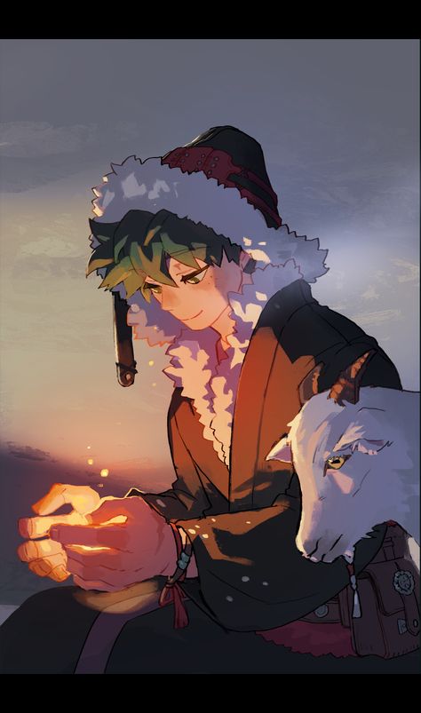 Izuku Christmas, Christmas Deku Bnha, Fantasy Au Deku, Izuku Christmas Icon, My Hero Academia Christmas Wallpaper, Mha Halloween Official Art, Mha Fantasy Au Deku, Fantasy Izuku, Fantasy Izuku Midoriya