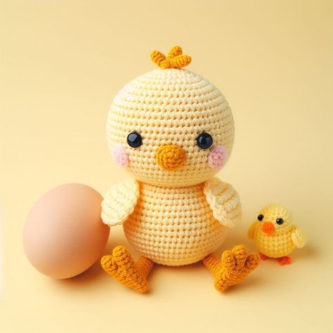 Crochet Toothless, Crochet Baby Gifts, Knitting Club, Easy Crochet Stitches, Baby Chick, Crochet Amigurumi Free Patterns, Crochet Amigurumi Free, Easter Crochet, Baby Chicks