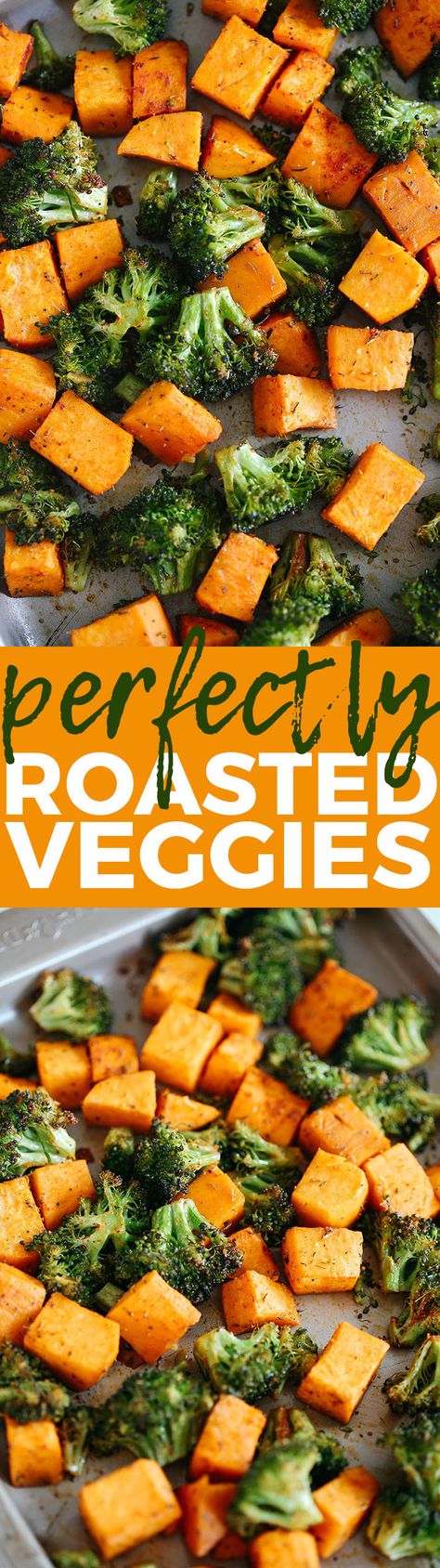 These Perfectly Roasted Broccoli and Sweet Potatoes make a delicious healthy side dish and are seasoned to perfection! Vegan Potatoes, College Diet, Resep Vegan, Ddp Yoga, Healthy Side Dish, Healthy Side, Prep Recipes, Roasted Broccoli, Meal Prepping