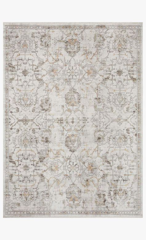 BNY-03 IVORY / DOVE | Loloi Rugs Catalogue Inspiration, Room Details, Chris Loves Julia, Trade Sign, Loloi Rugs, Magnolia Homes, Pillows And Throws, Perfect Rug, Pearl Grey