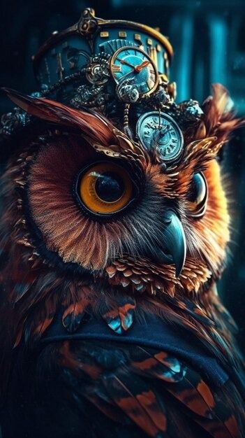 Owls AI Images | Free download Steampunk Images, Steampunk Owl, Steampunk Illustration, Owl Printables, Steampunk Animals, Steampunk Owls, Steampunk Aesthetic, 3d Font, A Compass