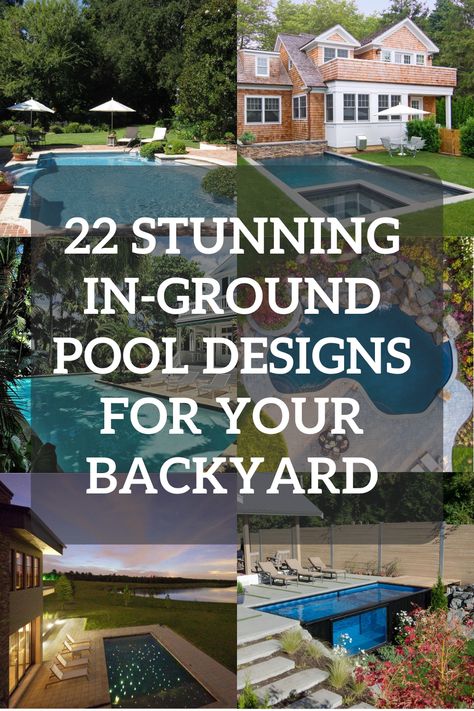 Small Pool In Big Yard, Pool In The Front Yard, In Ground Pool Sloped Yard, Swimming Pool Surrounds, Swimming Pool Oasis, Home Pools Ideas, 25 Yard Backyard Pool, Inground Pool Ideas Backyards Patio, Backyard Pool Layout Plans