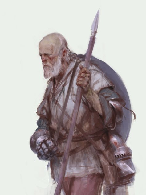 ArtStation - Veteran, Tomas Duchek Dnd Soldier, Running Campaign, Savage Lands, Old Soldier, The Outcast, Warrior Concept Art, Dnd Npc, Character Artwork, Dnd Character Ideas