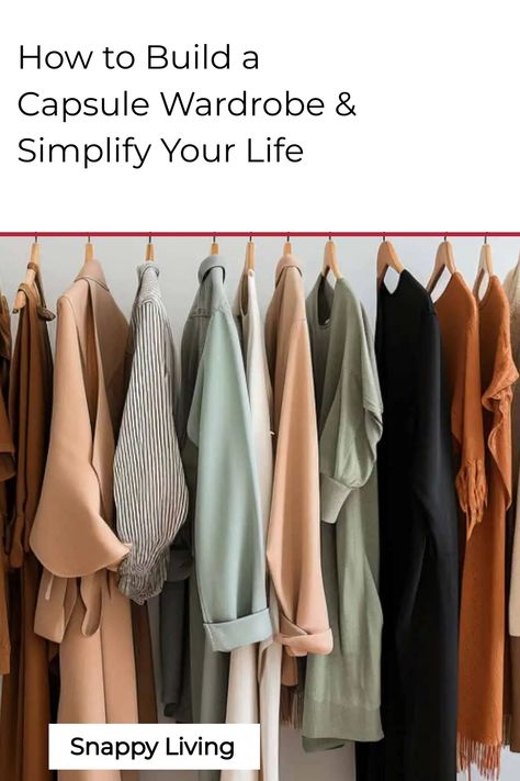 [object Object] Simplified Wardrobe, Simplify Wardrobe, Simplified Life, Minimalist Living Tips, Decision Fatigue, Build A Capsule Wardrobe, Multiple Outfits, Capsule Closet, Essential Wardrobe