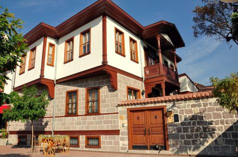 Bulgarian Architecture, Turkish Architecture, Traditional Houses, Stone Cottage, Village House Design, Bungalow House Design, Village Houses, Stone Houses, Villa Design