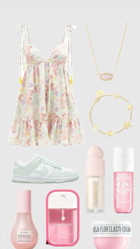 Cute Summer Aesthetic, Skincare Preppy, Outfit Dress, Jesus Loves You, Jesus Loves, Summer Aesthetic, Not Mine, Jesus, Pink