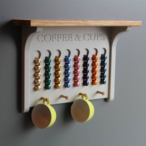 Are you interested in our Nespresso Coffee pod holder? With our mug rack you need look no further. Nespresso Pod Holder, Nespresso Coffee Pods, Coffee Capsule Holder, Espresso Pods, Coffee Pod Storage, Nespresso Pods, Capsule Holder, Coffee Pod Holder, Cappuccino Machine