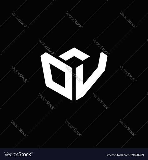 Letter Dv Logo, Vt Logo Design Ideas, Vh Monogram Logo, Dv Monogram Logo, Vt Logo Design Letter, Ribbon Design, Template Download, Monogram Logo, Design Vector