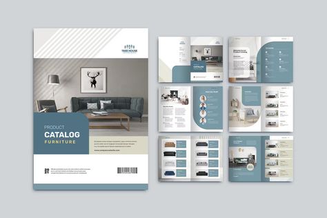 Catalog, Graphic Templates - Envato Elements Catalog Design Inspiration, Catalog Cover Design, Sales Sheet, Catalog Ideas, Brochure Design Layout, Corporate Brochure Design, Catalog Cover, Furniture Catalog, Graphic Design Tips