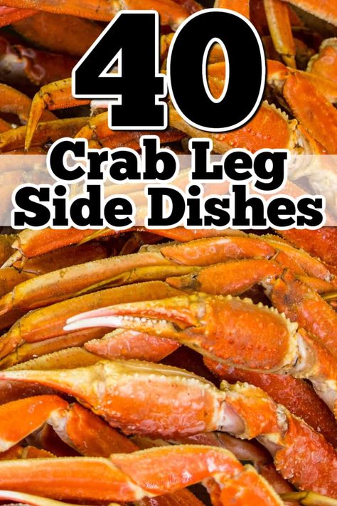 Side dishes to serve with crab legs are essential in creating a well-rounded and satisfying seafood feast. In this article, we present a curated selection of the 40 best side dishes that beautifully enhance the flavors of succulent crab legs. From buttery corn on the cob to zesty citrus-infused salads and everything in between, these delectable accompaniments are sure to elevate your dining experience to new heights. Crab Legs Dinner Meals, Side Dishes To Go With Seafood, King Crab Leg Dinner Sides, What Goes With Crab Legs For Dinner, Crab Leg Meal Ideas, Side Dishes For Crab Boil, Crab Leg Dinner Sides Meals, Sides To Go With Crab Legs Dinners, Crab Dinner Side Dishes