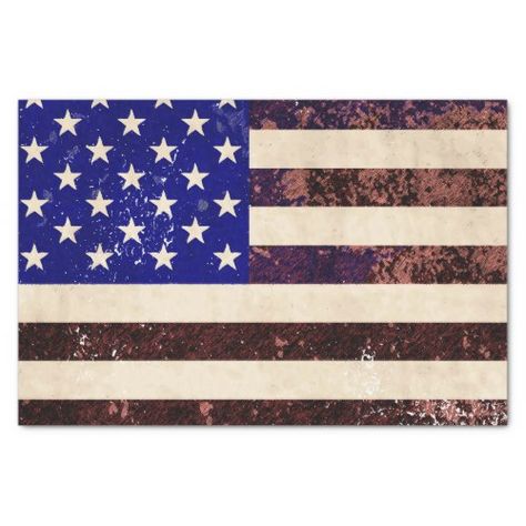 American Flag Vintage Grunge Tissue Paper Patriotic Cross Stitch Patterns, American Flag Art, Vintage Flag, Vintage American Flag, American Flag Print, Flag Art, Vintage Grunge, Counted Cross Stitch Patterns, Retro Poster