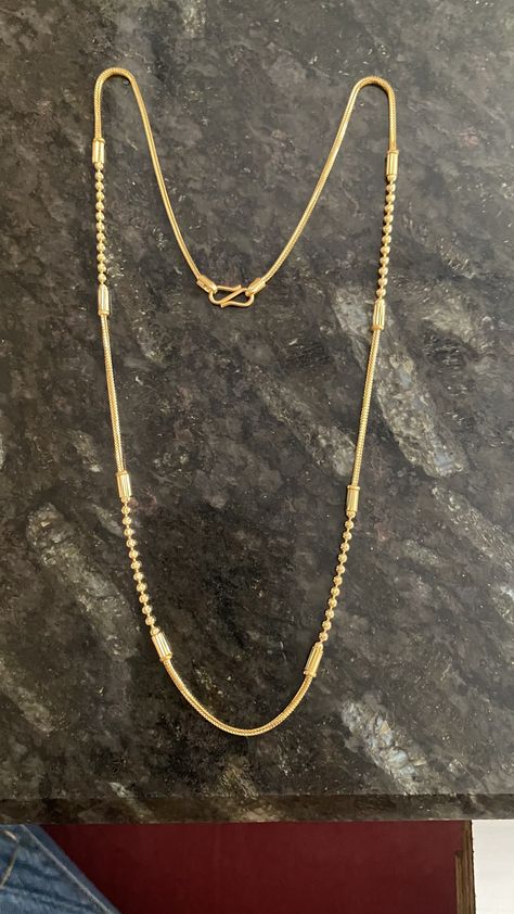 Normal Gold Chain Design, Ladies Neck Chain Designs Gold, Fancy Chains For Ladies, Gold Short Chain Designs, Baby Girl Chains Gold Indian, Kids Chain Designs Gold, Thali Chain Designs Gold Latest Kerala, Gold Chain For Girls Simple, Baby Girl Gold Chain Designs