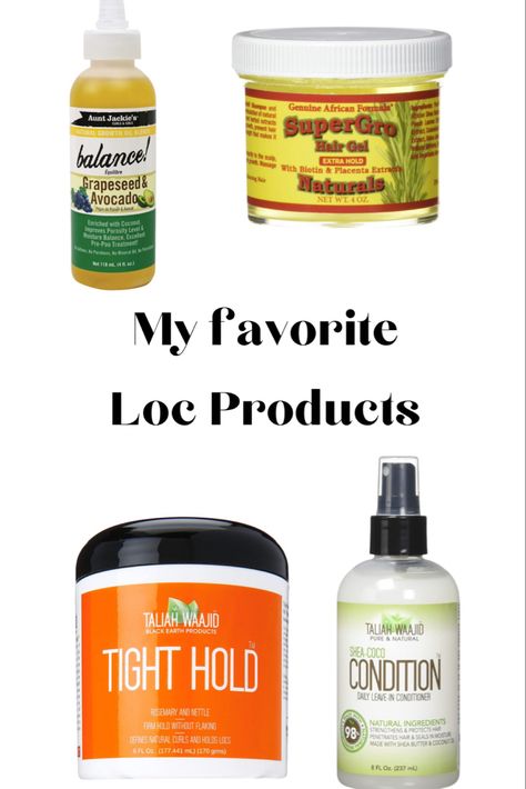 Dread Lock Hair Products, Products To Retwist Locs, Loc And Twist Gel Products, Loc Hair Products Dreads, Retwisting Locs Products, Best Hair Products For Locs, Loc Products Dreadlocks, Loc Maintenance Products, Starter Loc Products