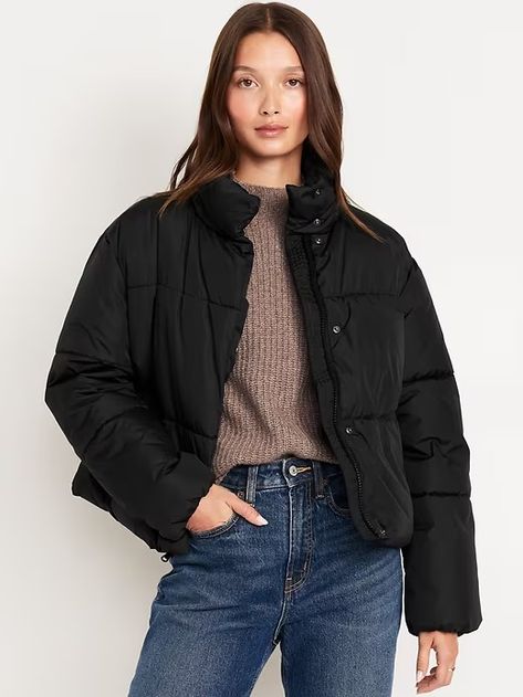 Quilted Puffer Jacket | Old Navy Old Navy Puffer Jacket, Fall Jackets Outfit, York Outfits, Christmas Nyc, University Outfits, Fall Winter Capsule Wardrobe, Puffer Jacket Outfit, Xmas 2024, New York Outfits