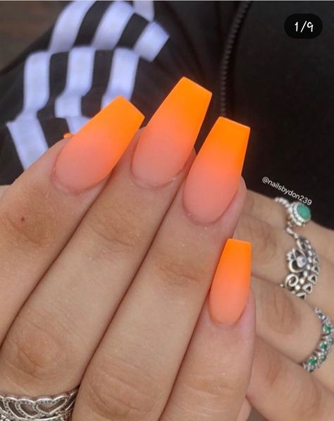 ombre nail design ideas Fire Ombre Nails, Ombré Nail Ideas, Ombre Nail Colors Ideas, Cute Ombre Nails, Neon Ombre Nails, Ombre Nails Ideas, Nail Colors Ideas, Ombre Nail Design, Ombre Nail Colors