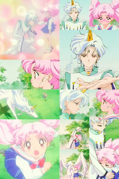 Chibiusa And Helios, Chibi Usa, Sailor Mini Moon, Arte Sailor Moon, Sailor Moon Stars, Minako Aino, Sailor Moon Fan Art, Sailor Moon Aesthetic, Moon Princess