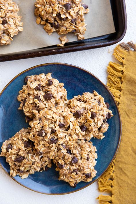 3-Ingredient No-Bake Banana Oatmeal Cookies No Bake Cookies With Banana, No Bake Banana Oatmeal Bars, No Bake Banana Recipes Easy, No Bake Ripe Banana Recipes, Ripe Banana Recipes No Bake, Easy Banana Recipes No Bake, No Bake Banana Desserts, No Bake Banana Oatmeal Cookies, No Bake Banana Cookies