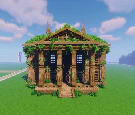 Building To Build In Minecraft, Minecraft Open House Ideas, Netherrack Builds, Natural Minecraft Builds, Fancy Minecraft Builds, Minecraft Open House, Better Minecraft Builds, Minecraft 1.20 Build Ideas, Bdoubleo100 Builds Minecraft