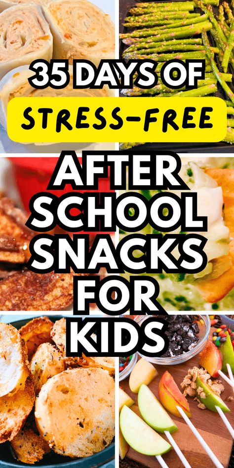 35 Easy After School Snacks For Kids - easy snack ideas for after school and back to school lunch ideas. Easy finger foods for kids, healthy snack ideas and no cook snacks for after school treats. Add these healthy after school snacks, kids snacks for school and treat ideas for kids! #afterschool #schoolsnacks #schoollunch #fingerfoods #snacks #kidssnacks Filling School Snacks, Healthy After School Snack Ideas, East After School Snacks, After School Snack Station, Easy After School Snacks For Kids, Ideas For Kids Lunches Schools, Easy Snacks Kids Can Make, Heathly Snacks For Kids, Healthy Snacks For Kids On The Go