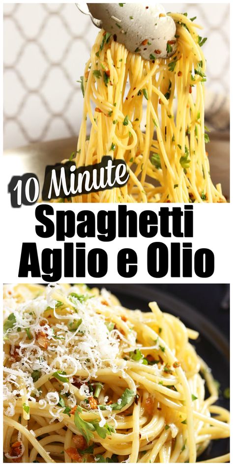 Agio Olio Pasta Recipe, Spaghetti Aglio Olio Recipe, Pasta Aglio E Olio, Aglio E Olio Recipe, Resep Pasta, Pasta Sides, Pasta Side Dishes, Italian Pasta Recipes, Garlic Pasta