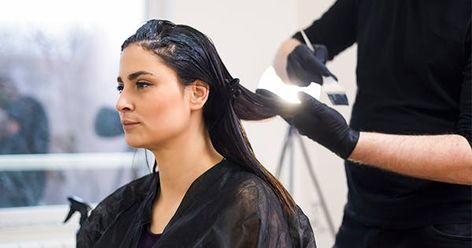 The Difference Between Hair Gloss, Toner, Glaze and Dye - PureWow Hair Salon Names, Types Of Hair Color, Hair Gloss, Hair Services, Hair Color Options, Hair Toner, Salon Names, Womens Hair, Hair Dry