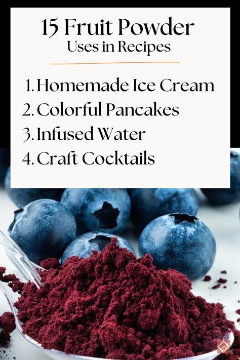 Discover the versatile world of fruit powders and how they can elevate your recipes. From adding a burst of flavor to your smoothies to enhancing the color and taste of your baked goods, fruit powders are a must-have in your kitchen. Learn how to incorporate these nutrient-rich powders into your daily meals, desserts, and drinks for a delicious and healthy twist. Perfect for health enthusiasts and creative cooks alike, fruit powders are your secret ingredient for vibrant and flavorful dishes. Fruit Powder Recipes, Easy Vanilla Frosting, Fruit Powders, Smoothie Boosters, Fruit Sugar, Fruit Sorbet, Noni Fruit, Fruit Powder, Healthy Meal Prep Ideas
