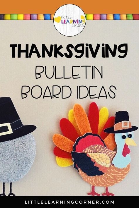 27 Thanksgiving Bulletin Board Ideas - Little Learning Corner Thanksgiving Bulliten Boards, Thanksgiving Bulletin Boards Preschool, Thanksgiving Door Decorations Classroom, Thanksgiving Bulletin Board Ideas, Thanksgiving Classroom Door, Kindergarten Autumn, Thanksgiving Door Decorations, Thanksgiving Bulletin Board, Book Bulletin Board