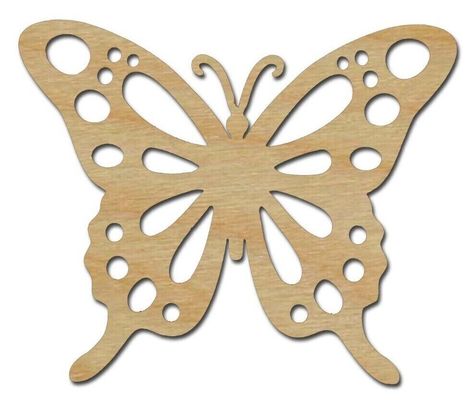 Butterfly Cut Out Template, Cardboard Relief, Woodworking Templates, Butterfly Shapes, Butterfly Cutout, Animal Cutouts, Wood Butterfly, Creative Imagination, Unfinished Wood Crafts