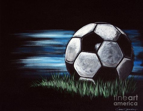 17 Best ideas about Soccer Art on Pinterest | Soccer decor, Soccer ... Football Paintings, Soccer Decor, Sports Painting, Soccer Art, Painting Canvases, Sport Art, Painting For Kids, Art Plastique, Soccer Ball