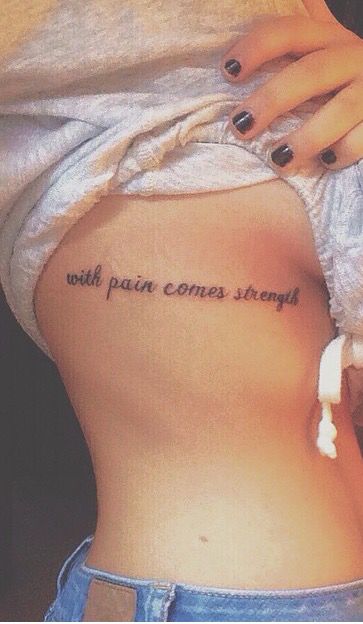 Burn Survivor Tattoo, Mind Over Matter Tattoo, Burn Tattoo, Short Quote Tattoos, Survivor Tattoo, Rib Tattoos For Women, Power Tattoo, Bone Tattoos, Back Tattoo Women