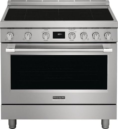 Frigidaire Professional 4.4 Cu. Ft. Freestanding Oven Induction Fan Convection Range Stainless Steel PCFI3670AF - Best Buy Freestanding Oven, Frigidaire Professional, Freestanding Range, Convection Range, Induction Range, Induction Heating, Baking Muffins, Outdoor Refrigerator, Cooking Temperatures