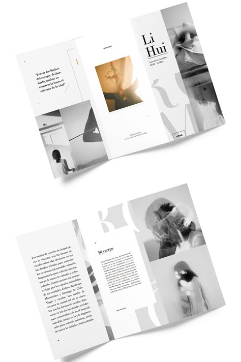 Luxury Brochure Design Inspiration, Creative Leaflet Design Ideas, Liflet Design, Elegant Brochure Design, Graphic Design Brochure Layout, Leaflet Design Layout, Minimal Brochure Design, Creative Brochure Design Ideas, Futuristic Event