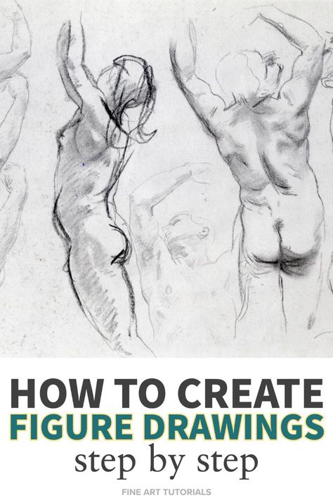 Draw A Portrait Step By Step, Step By Step Figure Drawing, Gesture Drawing Step By Step, Figure Drawing Tutorial Step By Step, Figure Drawings Sketches, How To Draw Figures Step By Step, Figure Sketching Tutorial, Drawing Lessons For Adults, Drawing Beginners Step By Step