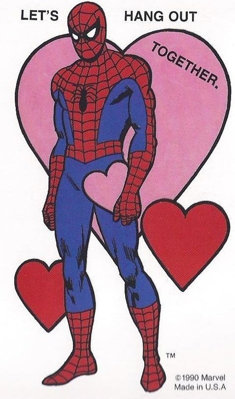 Valentines Spiderman, Spider Man Valentines, Spiderman Heart, Marvel Valentines, Batman And Spiderman, Classic Valentines, Funny Valentines Cards, Valentines Gift For Boyfriend, Spiderman 2