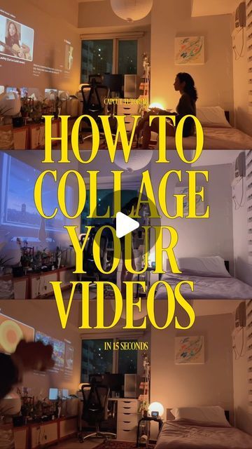 Mary Kyle (Miki) Labarda on Instagram: "How to collage your videos in 15 seconds 🎥📼

• You can also manually tap on each clip and turn it into overlays to get the same thing 🫡
• Thinking of uploading more of my tutorials here too instead of just TikTok 💭

#capcuttutorial #capcut #videoediting #cinematic #capcutedits #dailylife #introvertlife #introvertdiaries #dailyvlog" Video Cinematic, Cinematic Video, Video Editing, Tap, Turn Ons, Collage, Instagram