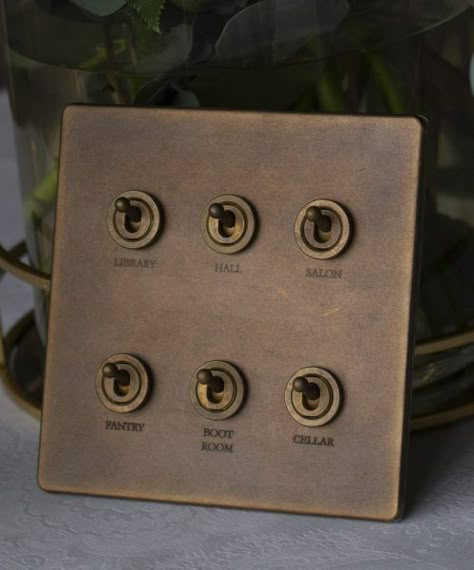 The Heritage Collection - Soho Blog Cool Light Switches, Designer Light Switches, Vintage Light Switches, Light Switches And Sockets, Light Switches, Kitchen Hardware, Heritage Collection, Barn Style, Home Hardware