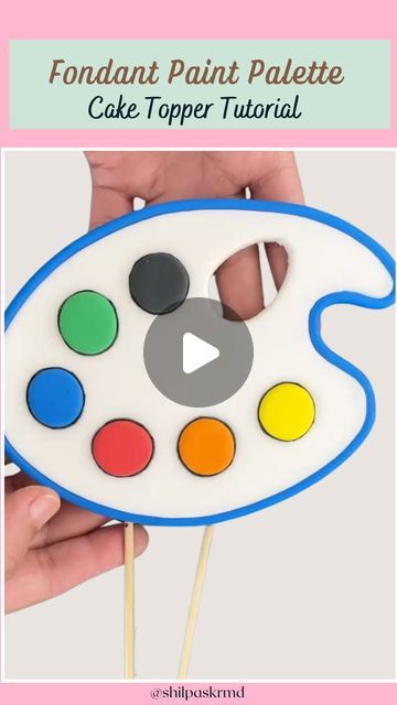 Shilpa Kerkar on Instagram: "✨Tutorial Alert : Fondant Paint Palette 🎨✨ Save it for future and let me know what do you think of this tutorial ?  @shilpaskrmd for more cakes and tutorials   #shilpakerkar #shilpaskhatarahemeradil #fondant #paintpalette #fondanttutorial #paintingcake #paintingthemecake #customcake #cakeforkids #cakeforboys #cakeforgirls #cakeforpainter #cake #ohitsperfect #cakes #cakegram #cakegoals #cakeart #cakedecoratingideas #instacake #caketutorials #cakesofinstagram #cakeinspiration #cakestagram #cakeforbirthday #cakestyle #cakeartist #homebakermom #farmingtonhillsmi #motivationalmonday" Painter Cake, Fondant Tutorial, Instagram Tutorial, Pallet Painting, Fashion Cakes, Theme Cake, Cake Tutorial, Paint Palette, December 11