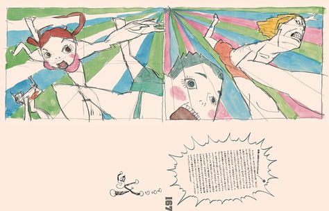 Masaaki Yuasa, Tatami Galaxy, Arte Sketchbook, Character Design Animation, Sketchbook Inspiration, Ethereal Art, Tarzan, Art Plastique, Map Art