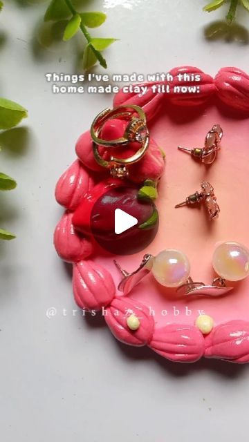 Trisha | Artist🖌️ on Instagram: "Read⬇️ This clay recipe is uploaded on my YouTube channel. You can check it out. This clay is the best for beginners as it is soo budget friendly and you can easily make a lot of things out of it. My YouTube channel link is in my bio.  Also follow me for more ideas.  #reels #reelsinstagram #aesthetic #claycraft #reelsvideo #reelitfeelit #reelkarofeelkaro #ａｅｓｔｈｅｔｉｃ #diyprojects #diy #homemade #giftideas  Clay crafts, clay diy ideas, home made clay recipe, home made clay tutorial, make your own clay, gift ideas, diy gift ideas, craft ideas, prettiest clay crafts." Home Made Clay Recipe, Clay Diy Ideas, Clay Gift Ideas, Home Made Clay, Gift Ideas Craft, Make Your Own Clay, Crafts Clay, Clay Recipe, Gift Ideas Diy