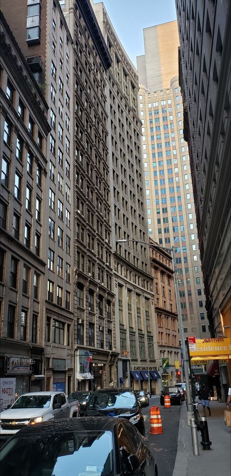 new york buildings nyc streets manhattan new york city aesthetic Aesthetic Dream, I Love Nyc, New York Pictures, Streets Of New York, New York Life, New York Street, Street Photo, City Aesthetic, Big Apple