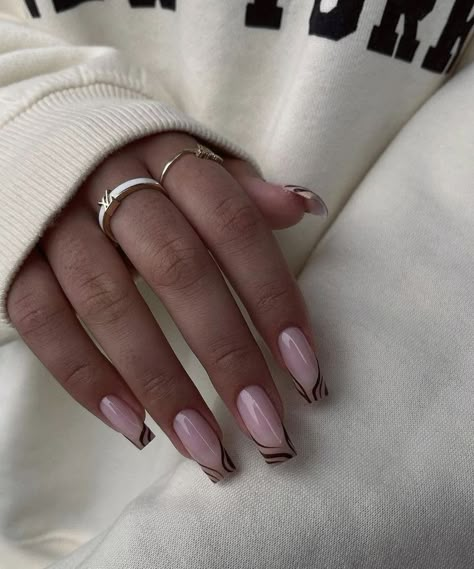 Her Nails, Black Nail, Nails Inspo, Nails Ideas, Stylish Nails, Nails Nails, Pretty Nails, Cute Nails, Nail Design